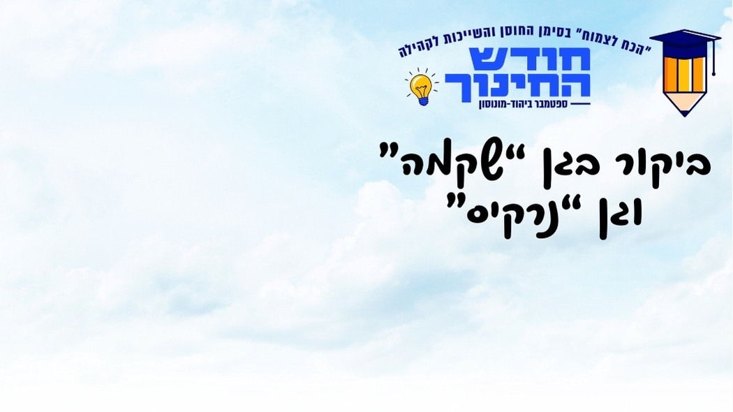 חוסן בגני הילדים - ביקור בגן “שקמה” וגן “נרקיס”